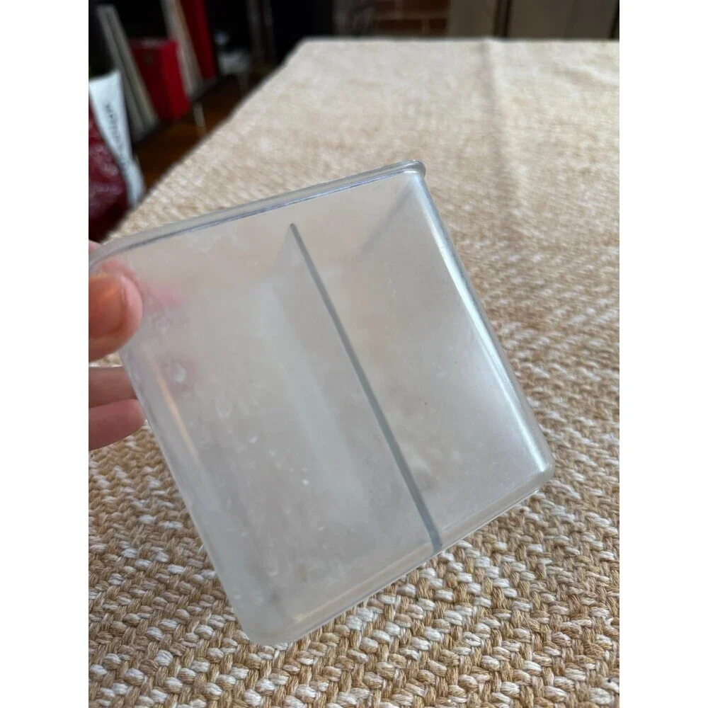 Clear Plastic Desk Organizer Cup